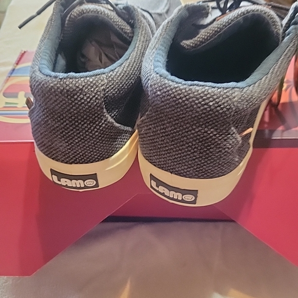 Lamo Tate Size 11 Womens Boat Shoes Navy - Picture 5 of 12